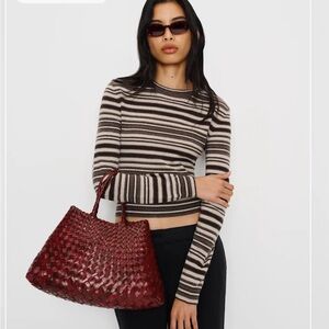 Reformation Lian Cashmere Crew Sweater